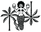 Cannibal Isles & Co. logo: two skulls, one mermaid, and a whole lot of attitude.